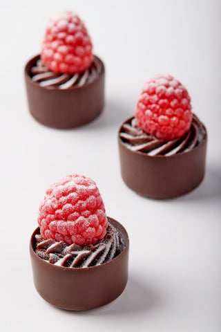 Mini Raspberry Chocolate Cups