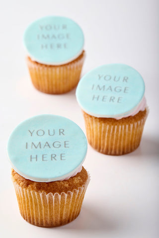 Custom Image Mini Cupcakes