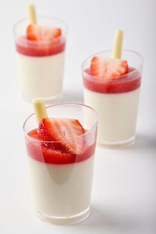 Vanilla Panna Cotta Mini Parfaits